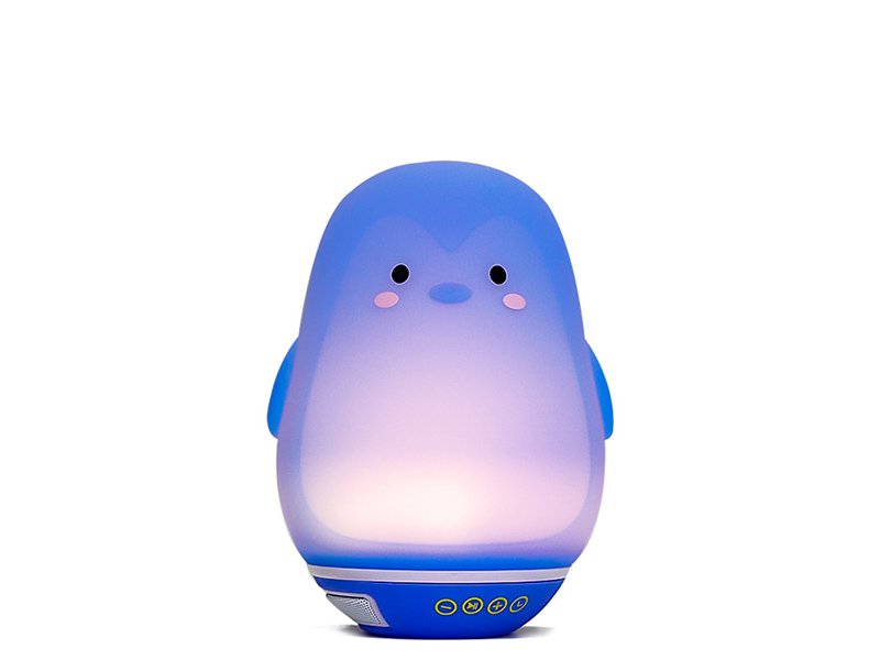 Luz noturna suave e quente