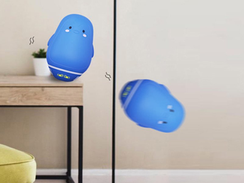 O invólucro de silicone macio e durável protege a máquina de som de danos