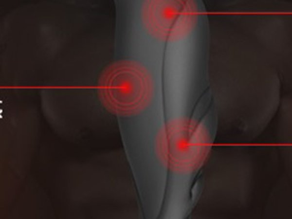 Plug anal saliente de silicone