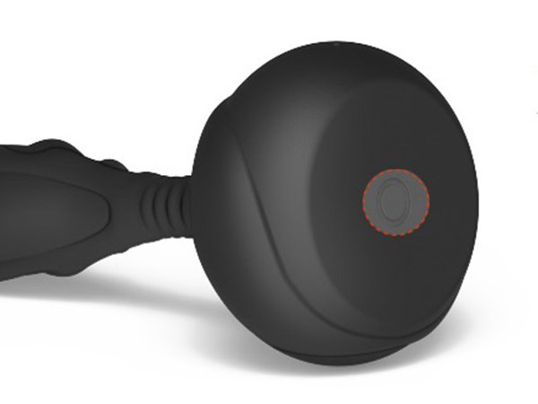 Plug anal saliente de silicone