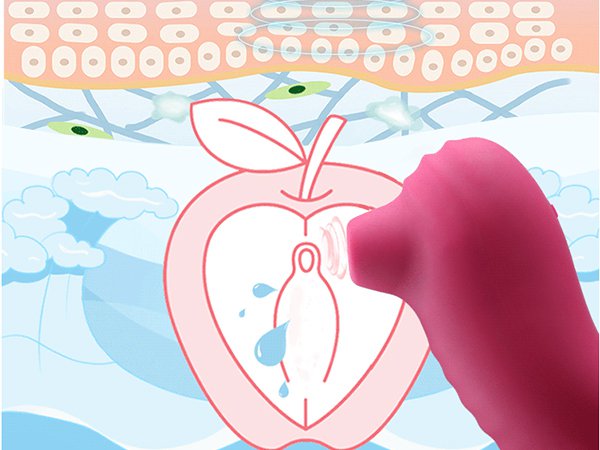 Estimulador de clítoris, vibrador e sucção