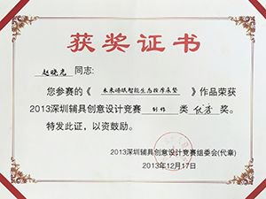 Shenzhen Assistive Device Design Award em 2013